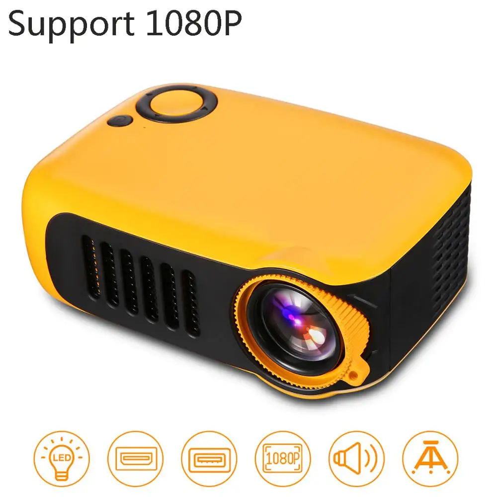 A2000 PK YG300 мини портативный проектор 1000 lume lcd 50000 часов жизни лампы домашний