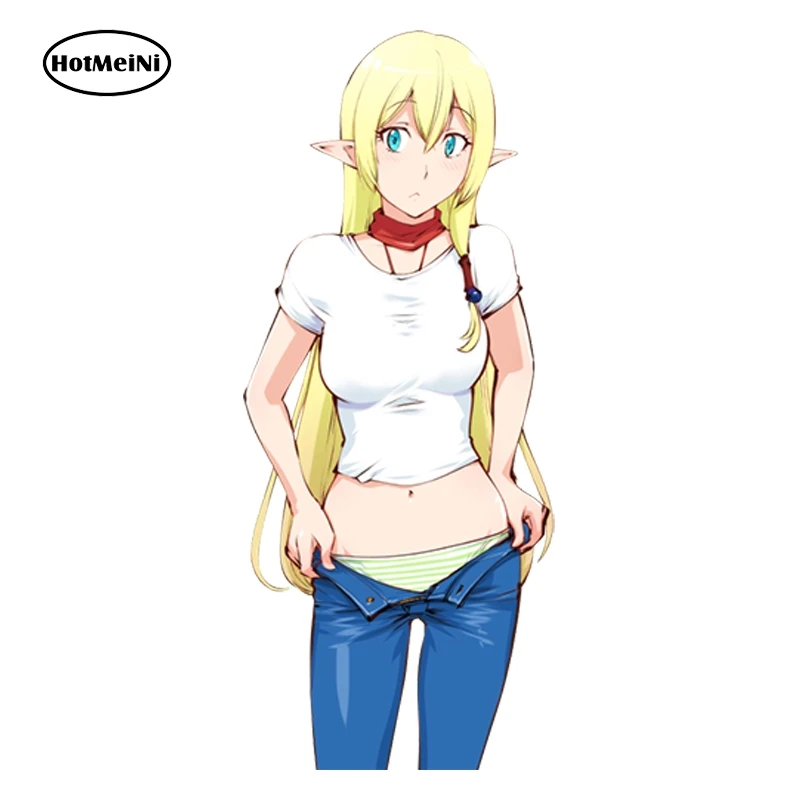 HotMeiNi 13 см x 6 2 сексуальная девушка красочная наклейка на автомобиль ворота Jieitai