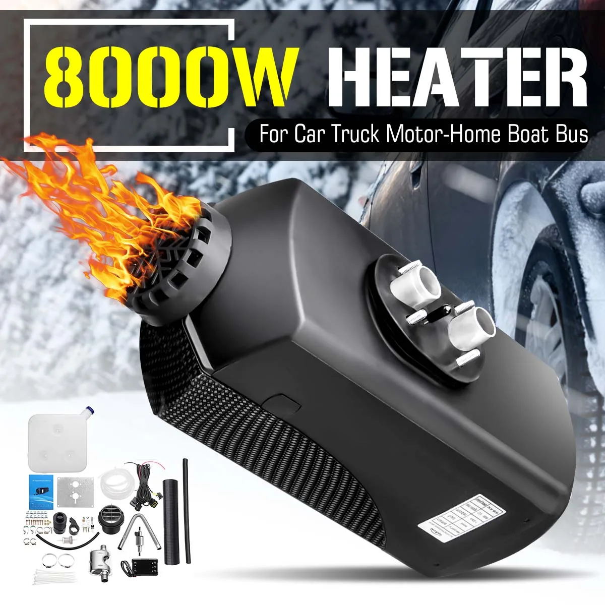 12V 8000W дизелей автомобильного обогревателя на одно отверстие 8KW для грузовых