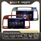 Автомагнитола EKIY, стерео-система на Android 10, с GPS, видеоплеером, IPS, DSP, Bluetooth, для Toyota Highlander 2001-2007, типоразмер 2 din