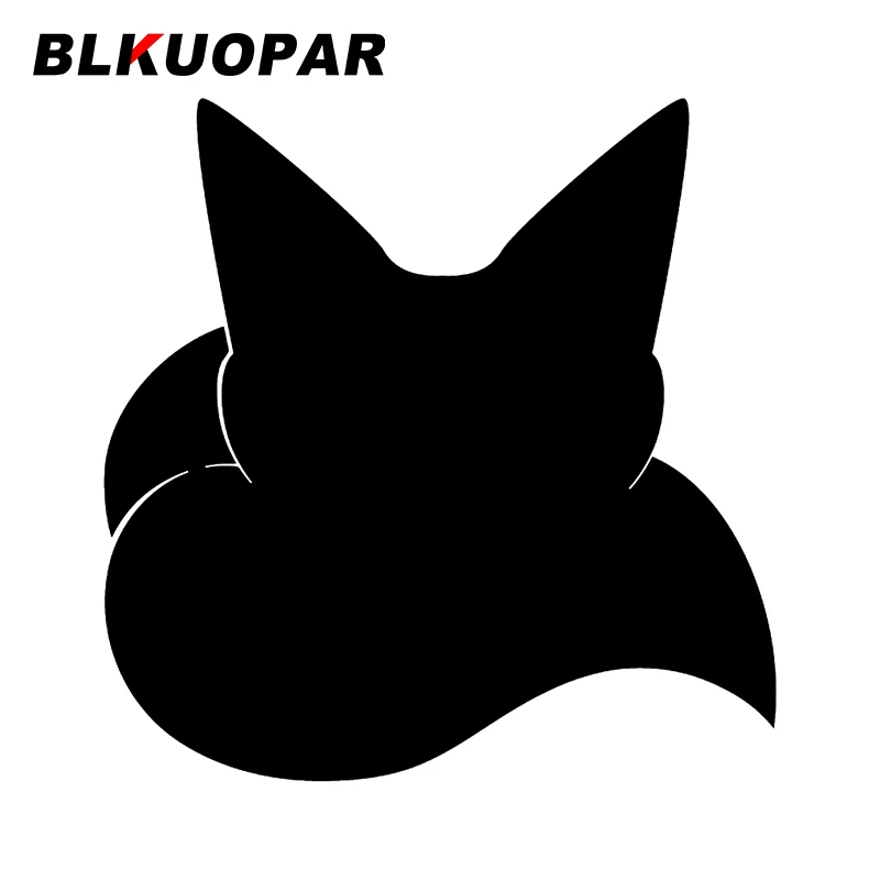 

Автомобильные наклейки BLKUOPAR для лисы, солнцезащитные непромокаемые наклейки с защитой от царапин и прикуса, милые виниловые наклейки на ло...