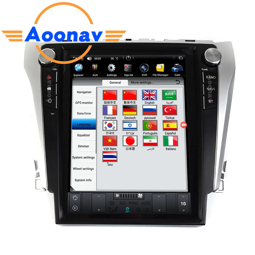 Автомобильный GPS-навигатор мультимедийный плеер tesla с вертикальным экраном для