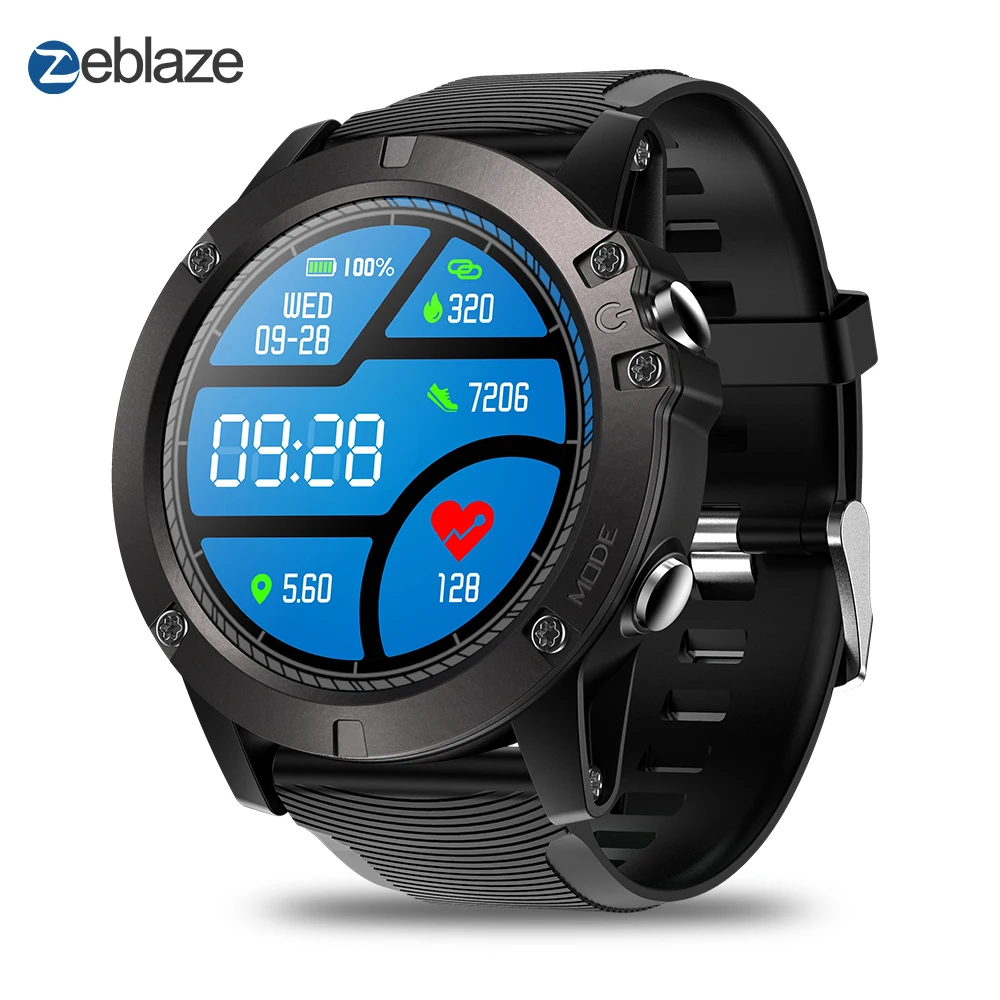 Смарт часы Zeblaze VIBE 3 Pro умные с сенсорным экраном в режиме реального времени