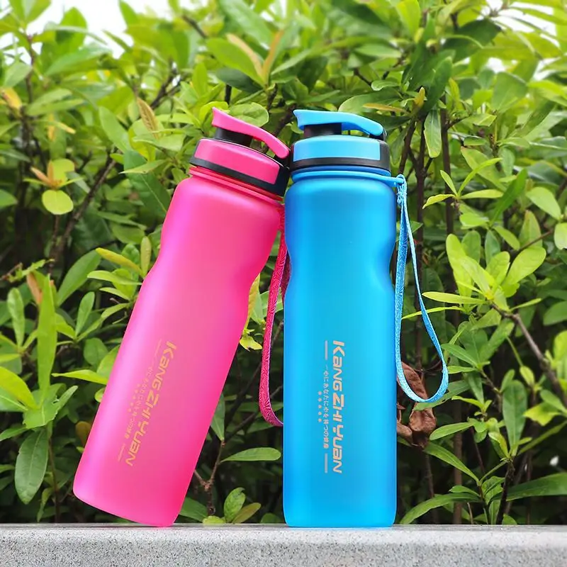 

High Quality Portable The Original PC 1000ml Water Bottle with Rope 1L Large Capacity Flip Lid Plastic Sports&Outdoor Kettle