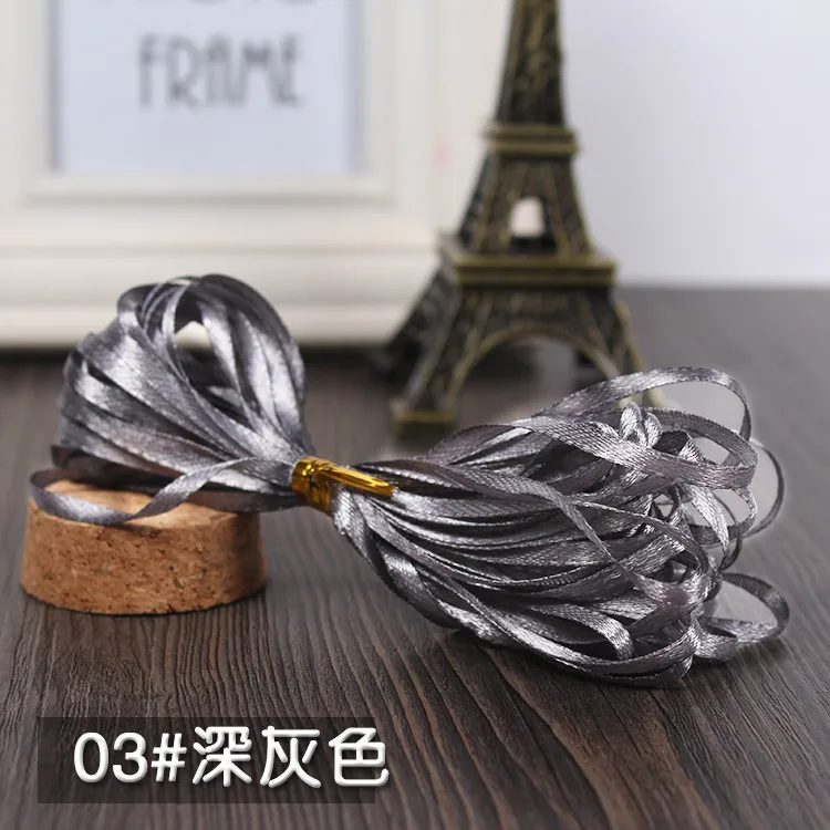 1/8 &quot3 мм разные цвета вариант сатиновая подарочная лента упаковка