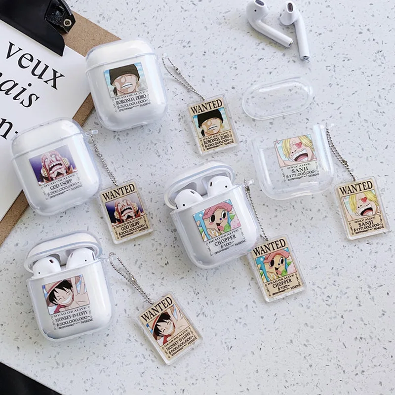 Чехол для наушников японского аниме OP AirPods 2 1 чехол Apple цельный желанных мертвых