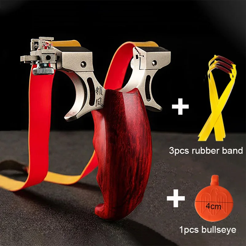 Рогатка охотничья из нержавеющей стали + деревянная ручка с механическим