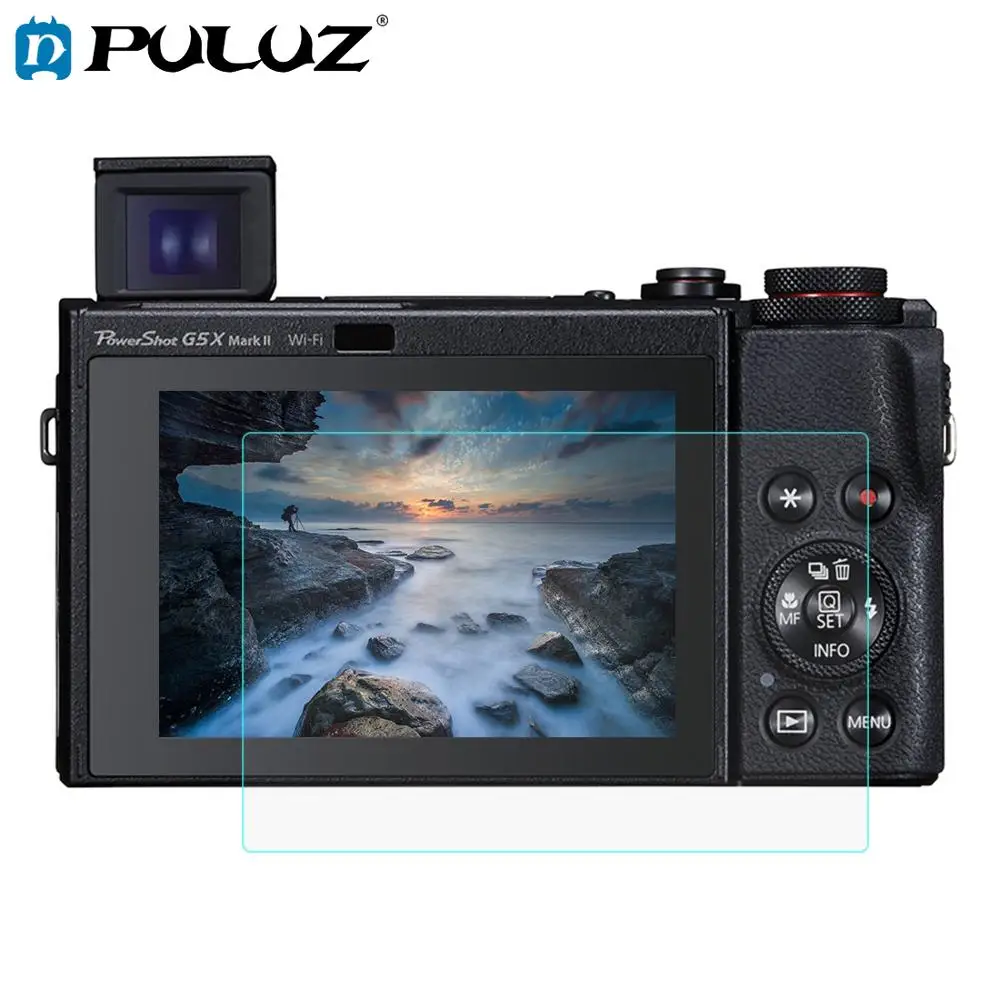 Закаленное стекло PULUZ 2.5D 9H для Canon PowerShot G5 X Mark II/PowerShot G7 III | Электроника