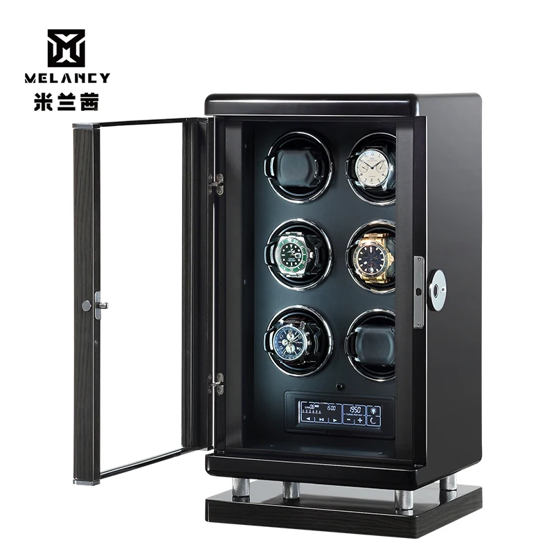 Высококачественные механические часы Winder Box автоматическая 2 4 6 намотка для часов