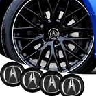 4 шт., наклейки на ступицу колеса Acura RL Integra ILX TL TLX MDX RDX CL CSX RSX ZDX TSX NSX