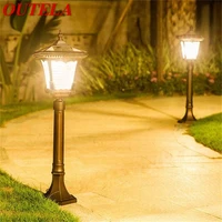 outela classical outdoor solar lawn lamp light waterproof home for villa garden decoration