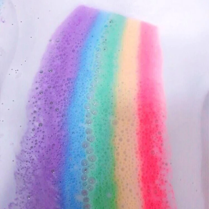 Соль для ванны Радужный мыльный шар уход за кожей ручной работы бомба пузырь