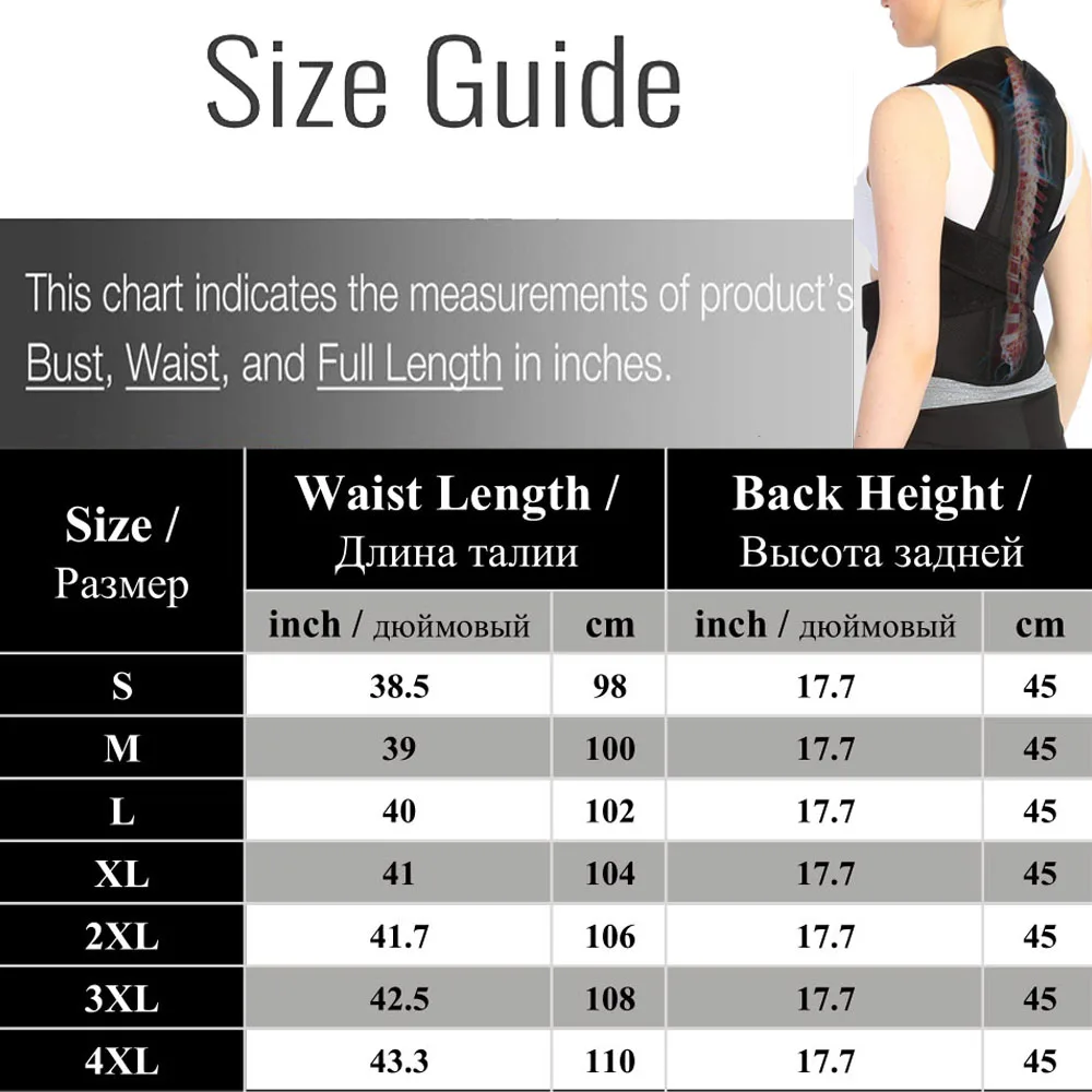 Posture Corrector for Men Women Back Straightener Posture Corrector Brace Support Belt Good Quality Prevent Slouching Shaper