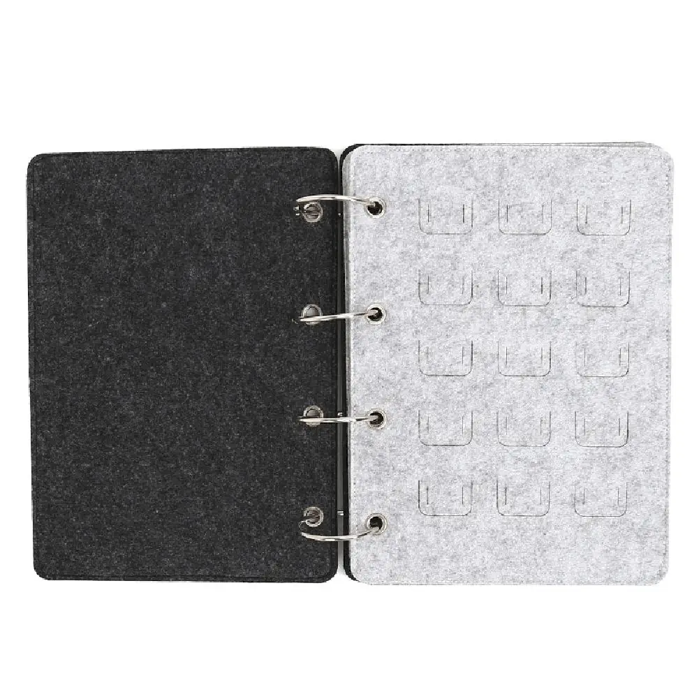 Стойка для хранения серег из войлока многослойная подставка колец ожерелий