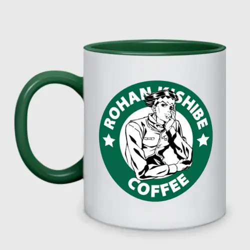 Кружка двухцветная JoJo Rohan Kishibe|Кружки| |