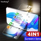 Закаленное стекло для Realme Narzo 30, прозрачная пленка для экрана и камеры