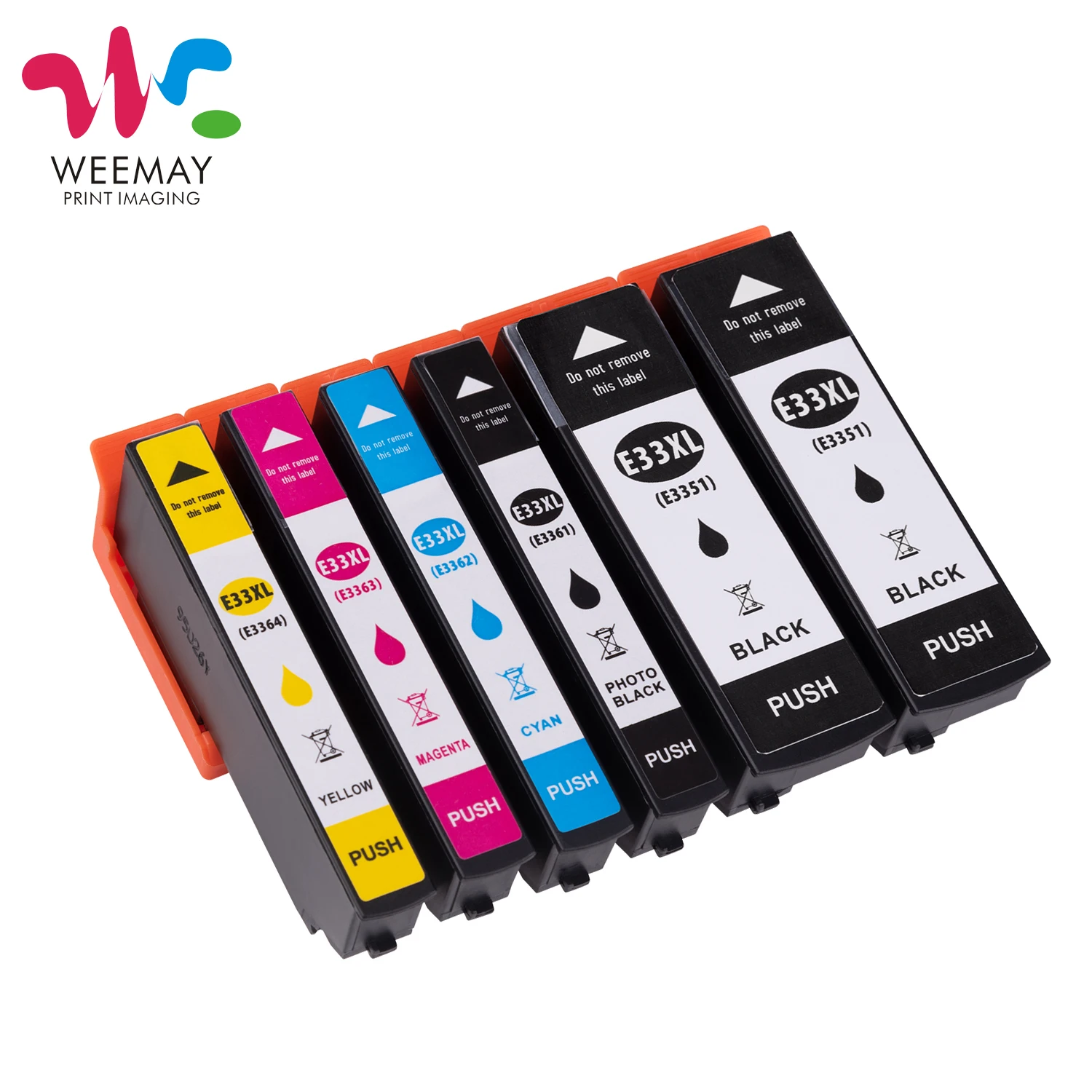 

Weemay 33XL Comepatible for EPSON 33XL T3351 Ink cartridge for Expression Premium XP 530 630 640 635 645 830 900 Printer