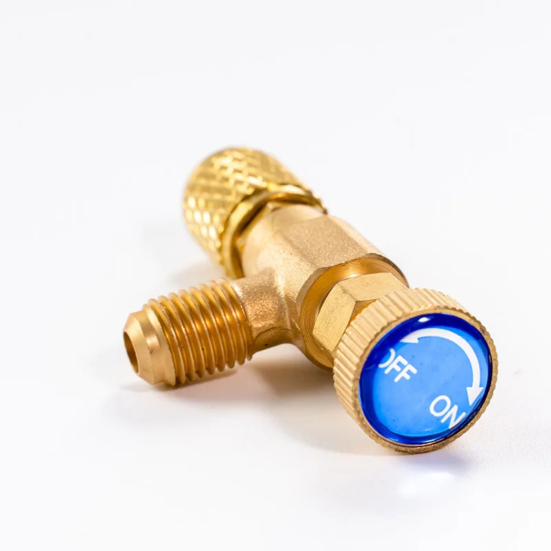Refrigeration Charging Air Conditioning Adapter For R22/R410A 1/4 Safety Valve Hose Adaptor New | Инструменты