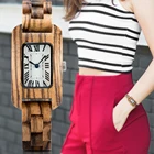 Женские деревянные часы BOBOBIRD, элегантные кварцевые наручные часы с браслетом для женщин, женские часы с коробкой