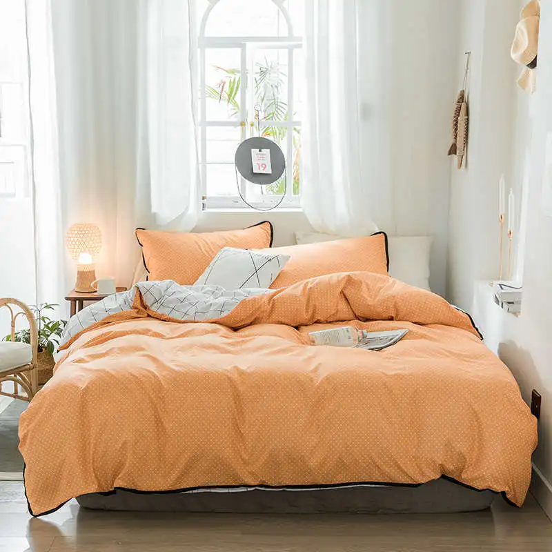 5 SlowDream Bedding Set Pastoral Style Flowers Bedspread Duvet Cover Set Flat Sheet For Adult Child Single Bed 1.0/1.2 Double - Цвет: 5