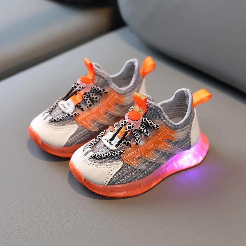 

Kids Toddler Shoes Led Glowing Sneakers with Light Children Running Shoes Non-slip Fashion Luminous Sport Shoes for Girls Boys