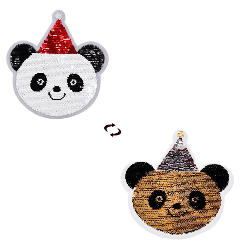 Нашивки Реверсивные изменения цвета блестки аппликация для одежды аксессуары