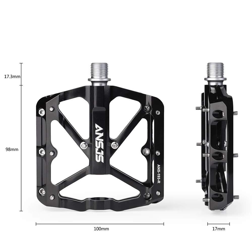 Ansjs Sealed Bicycle Pedals CNC Aluminum Body For MTB Road Cycling 3 Bearing | Спорт и развлечения