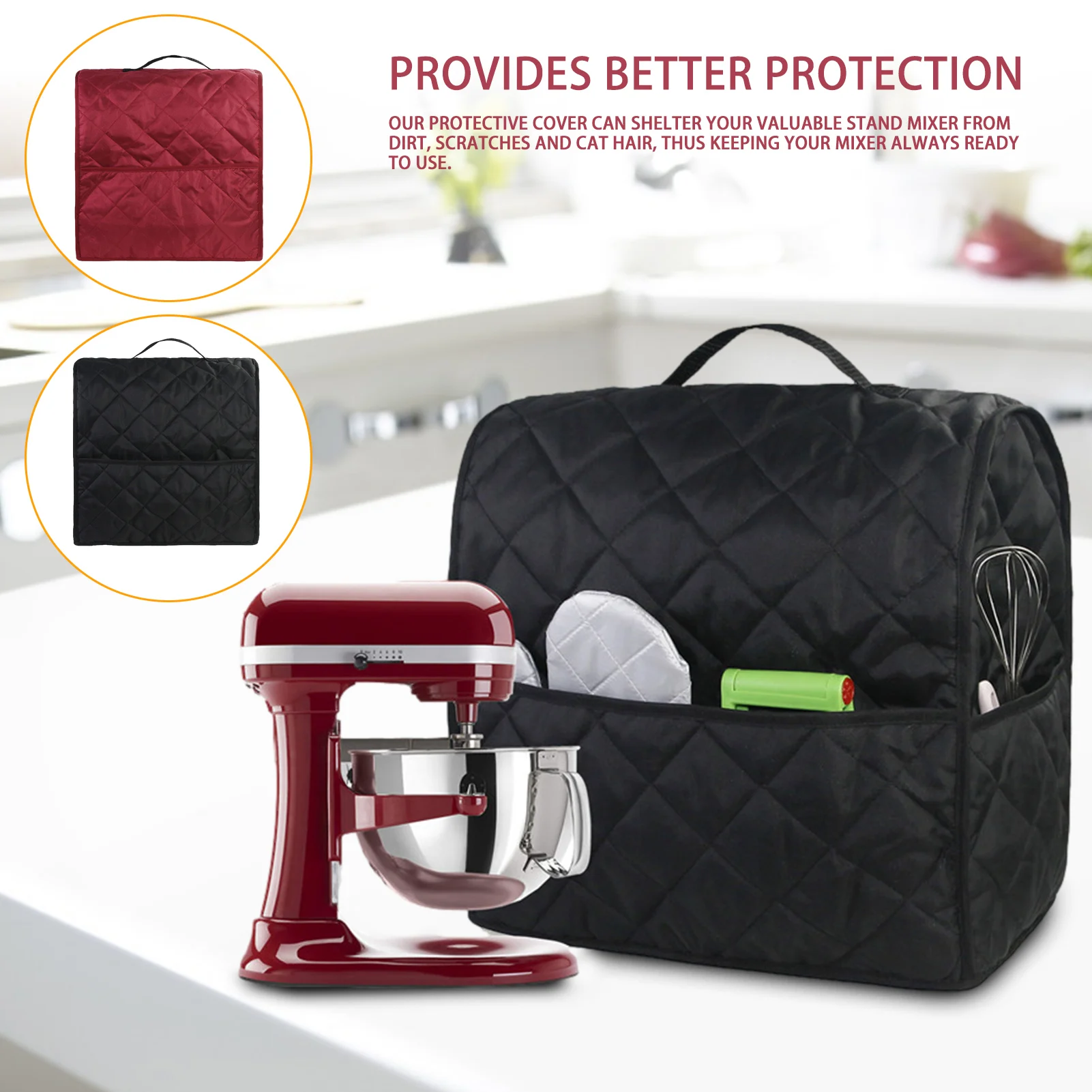 Household Stand Mixer Dust Cover Kitchen Organizer Gadgets M