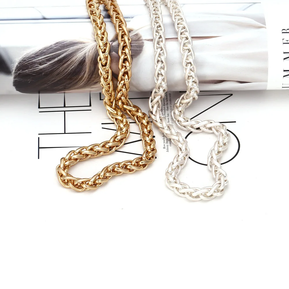 Женское металлическое ожерелье ZA повседневное украшение для вечерние | Ожерелья