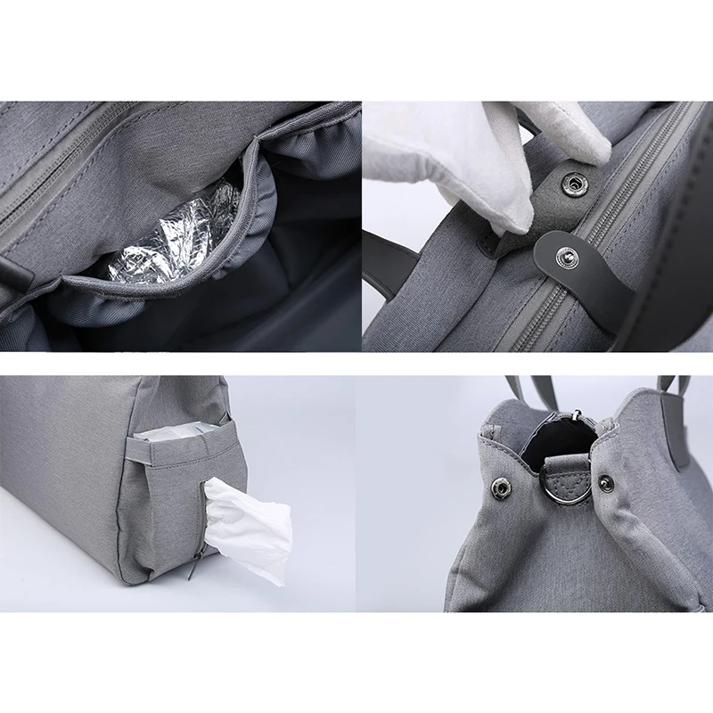 

Diaper Bag Messenger Bags Mother Travel Stroller Baby Infant Organizer Nursing to Care for Mom Nappy Bag