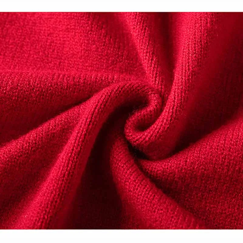 Oversize XXL-7XL Long Sleeve Knit Sweater Women Autumn Winter Turtleneck Bottoming Pullovers Plus Size Bust 105-155cm KW368 image 6