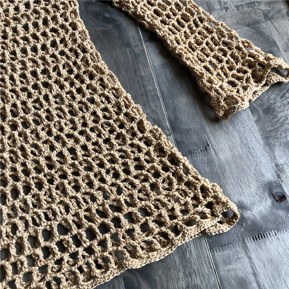 Женская Сетчатая футболка в сетку летняя 2020 с длинным рукавом и круглым вырезом