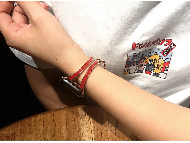 Женский ремешок для Apple watch band 38 мм 42 мм iWatch 4 band 44 мм 40 мм браслет из нержавеющей стали Apple watch 4 3 2 1 38/40 ремешок для часов
