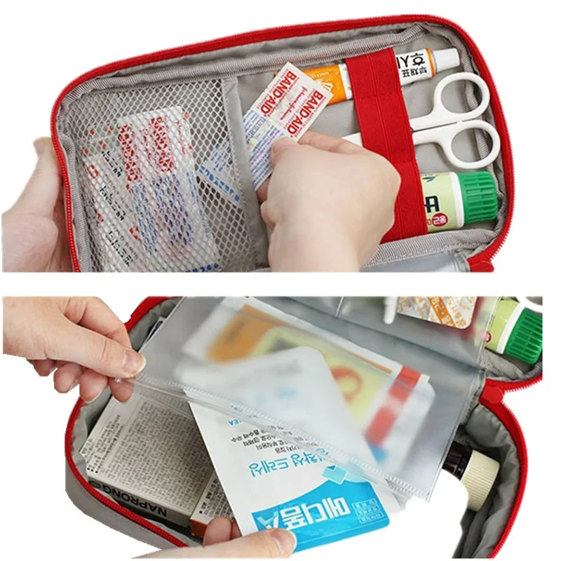 Women Travel Security Necessities Waterproof Medical Drug Bags Multifunction Cubes Organization Bag Clutch | Дом и сад