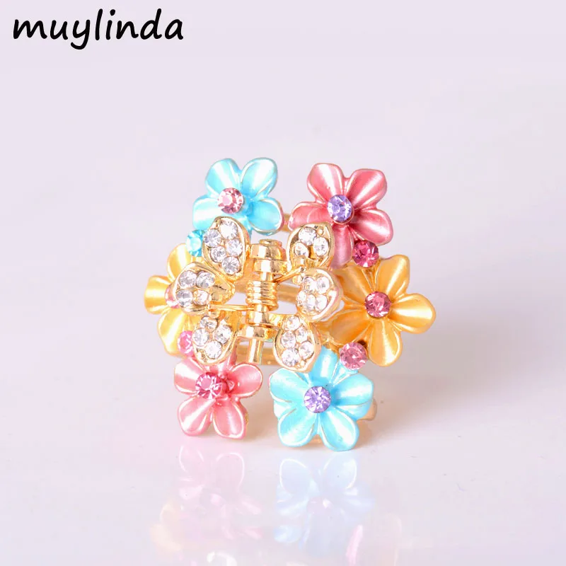 Заколка для волос в стиле ретро с изображением цветов|fashion hair jewelry|hair jewelryrhinestone clips