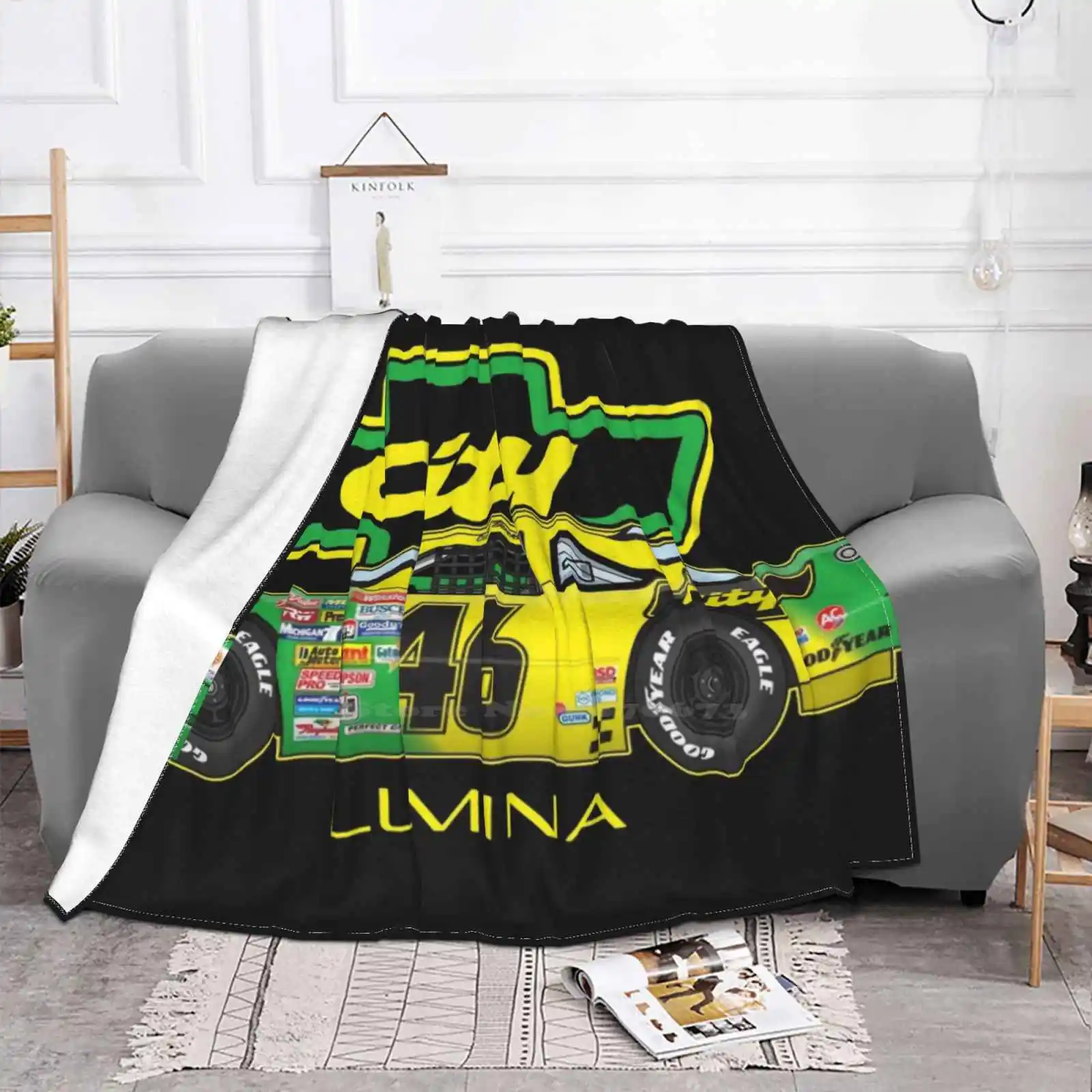 Хит продаж фланелевое одеяло #46 City Days Of Thunder иллюстрация домашнее 46 Rowdy ожоги Дни