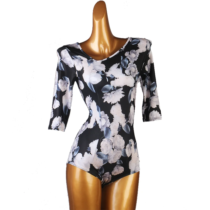 Новые Топы для латиноамериканских танцев трико цельные топы национального