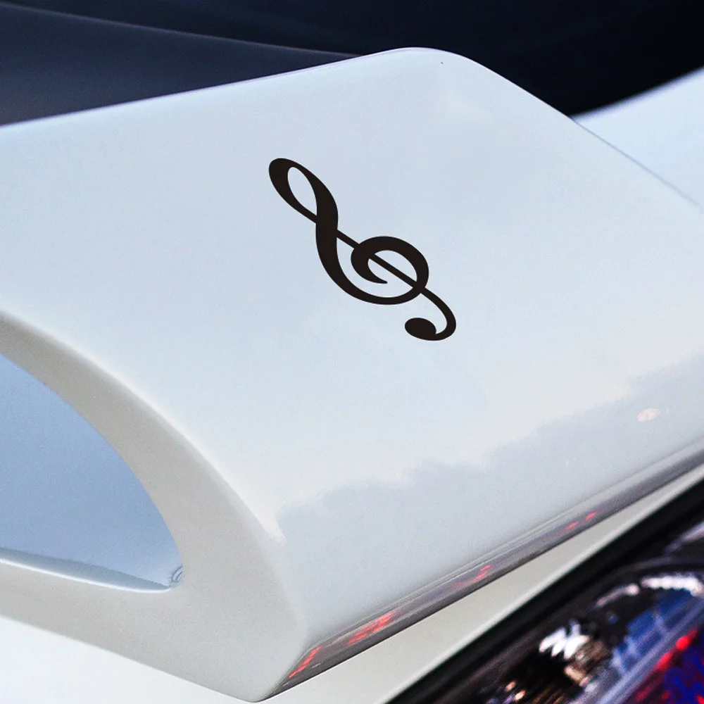 DSYCAR 1 шт. милые музыкальные наклейки на машину водонепроницаемые виниловые