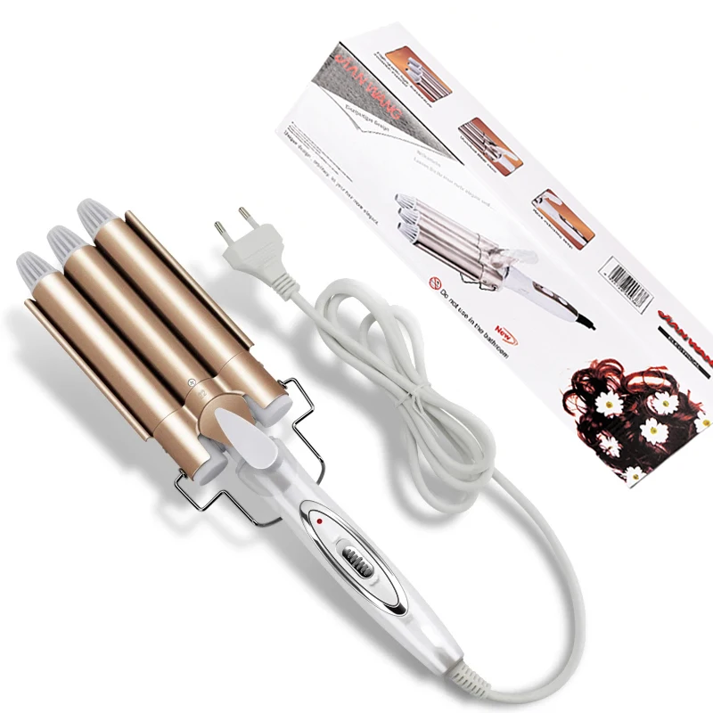 

Professional Hair Tools Curling Iron Hair Styler Hair Waver Ceramic Triple Barrel Styling Tools Hair Curlers Electric Curling