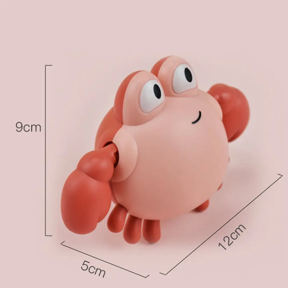 

1 Pcs Children Playing In The Water Small Crab Toy Clockwork Winding Baby Bathroom Bath Swimming Bath Toy