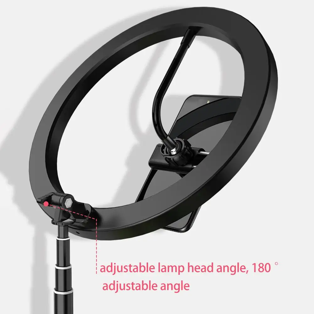 Профессиональный светодиодный светильник для фотосъемки с телескопическим
