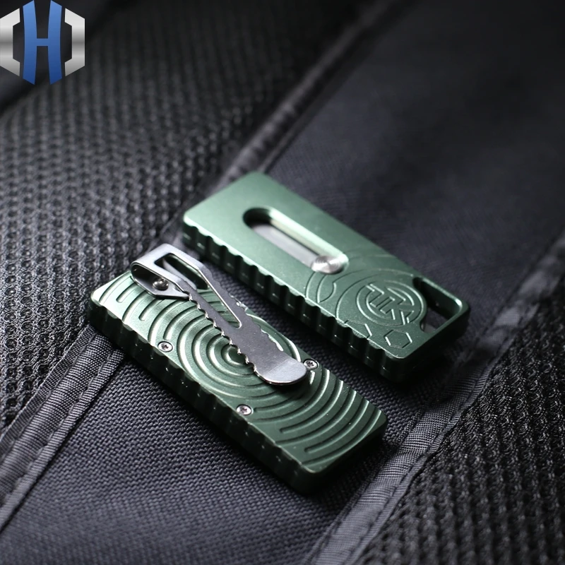 Two Step Paper Cutter Outdoor Field Survival Tool Knife Cut Open Express EDC Pocket Knife