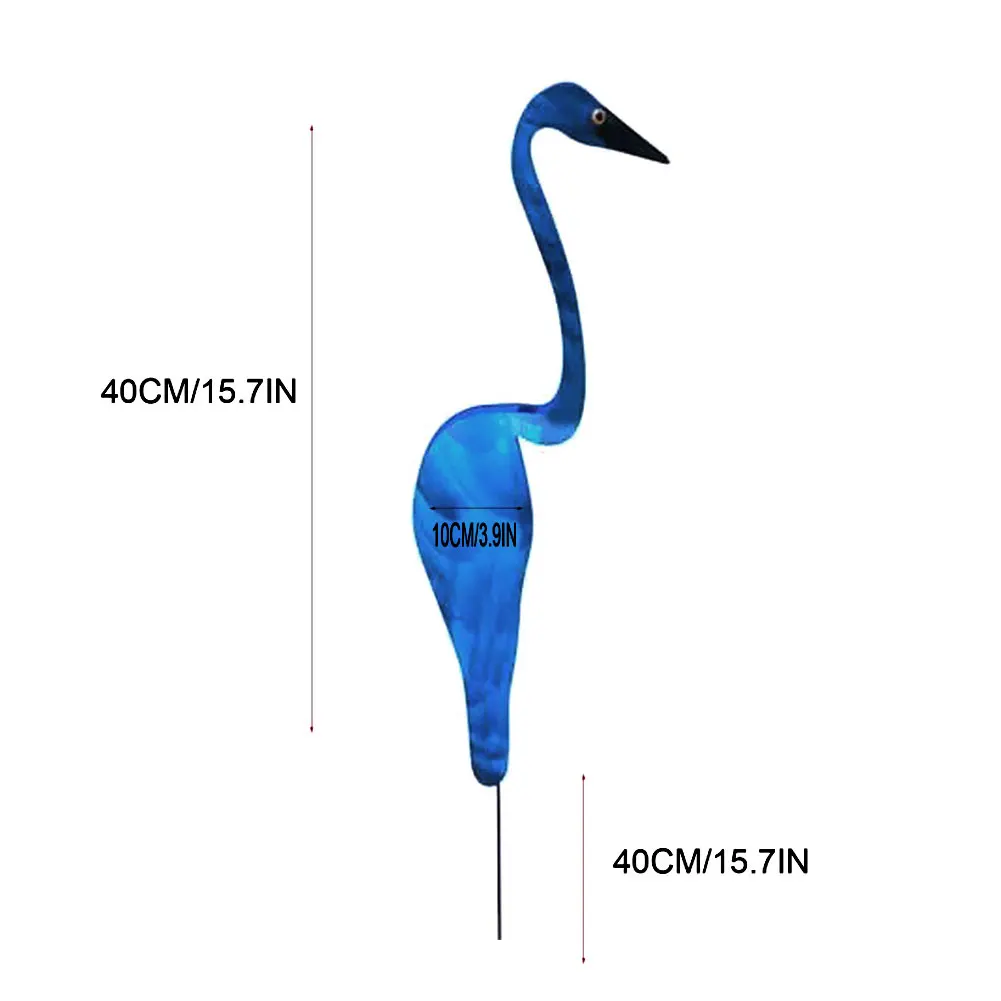 

Garden Decoration Colorful Swirl Birds Move With The Wind Creative Flamingo Outdoor Yard Erected Furnishings Garden Decoration