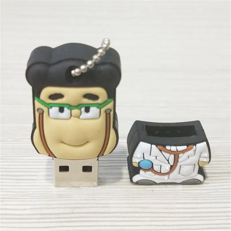 Мультяшная карта памяти доктора флешка милый usb флеш накопитель 4 ГБ 8 16 32 64 128 U