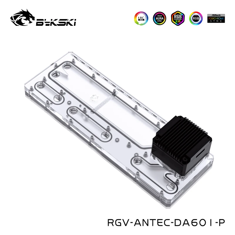 Bykski резервуар для воды компьютера Antec DA601 чехол прозрачная пластина акриловый бак