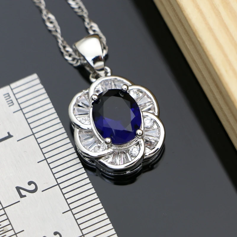 Комплект из колье серёг и кольца серебра 925 пробы|cz jewelry set|jewelry sets for womenjewelry |