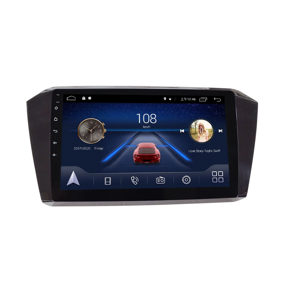 10 1 &quotчетырехъядерный 2.5D ips экран Android Автомобильный gps Радио навигатор для VW Golf