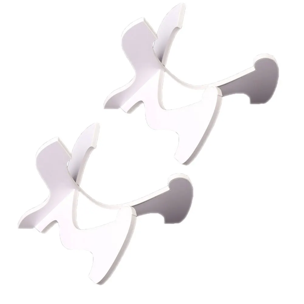 

2PCS Ukulele Stand Wood Ukulele Shelf Portable Guitar Stand Instrument Stand Folding Vertical for Ukulele Small Guitar White