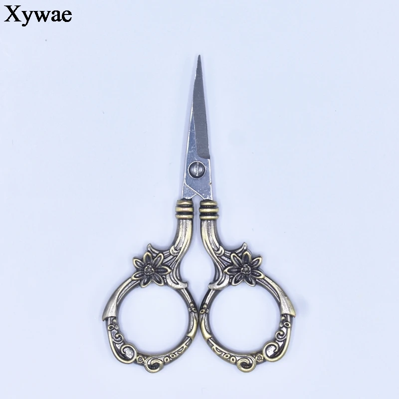 Винтажные ножницы для шитья резки рукоделия вышивки ткани ретро небольшие
