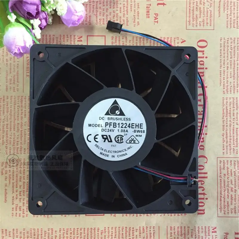 Оригинальный 3-проводной серверный охлаждающий вентилятор DELTA PFB1224EHE 12038